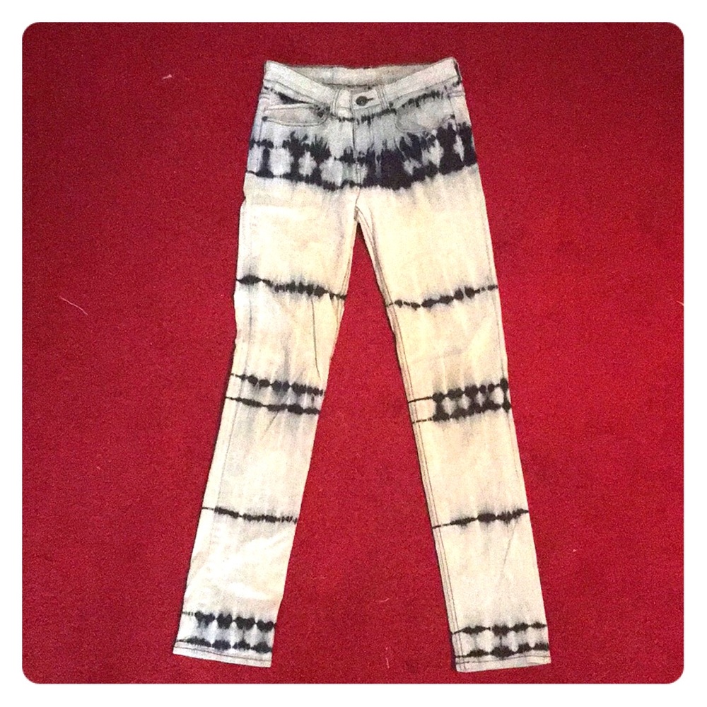 Designer Tye Dye skinny jeans